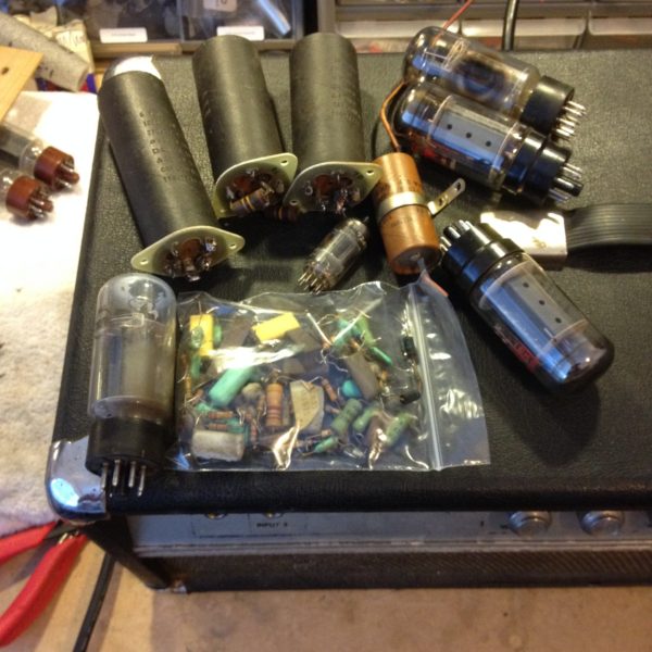Ampeg V4 Parts Removed during Restoration