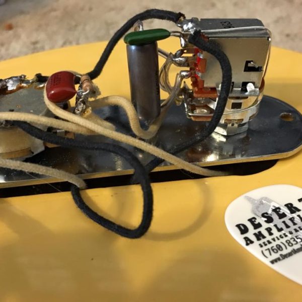 Telecaster tone cap voice Mod Desert Amplifier Repair Custom Guitar Electronics wiring and installation harness CTS potentiometer Paper in oil capacitor Tone Mod Modification